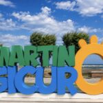 Il punto selfie sul lungomare nord di Martinsicuro