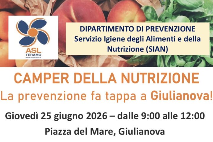 Il camper della prevenzione a Giulianova
