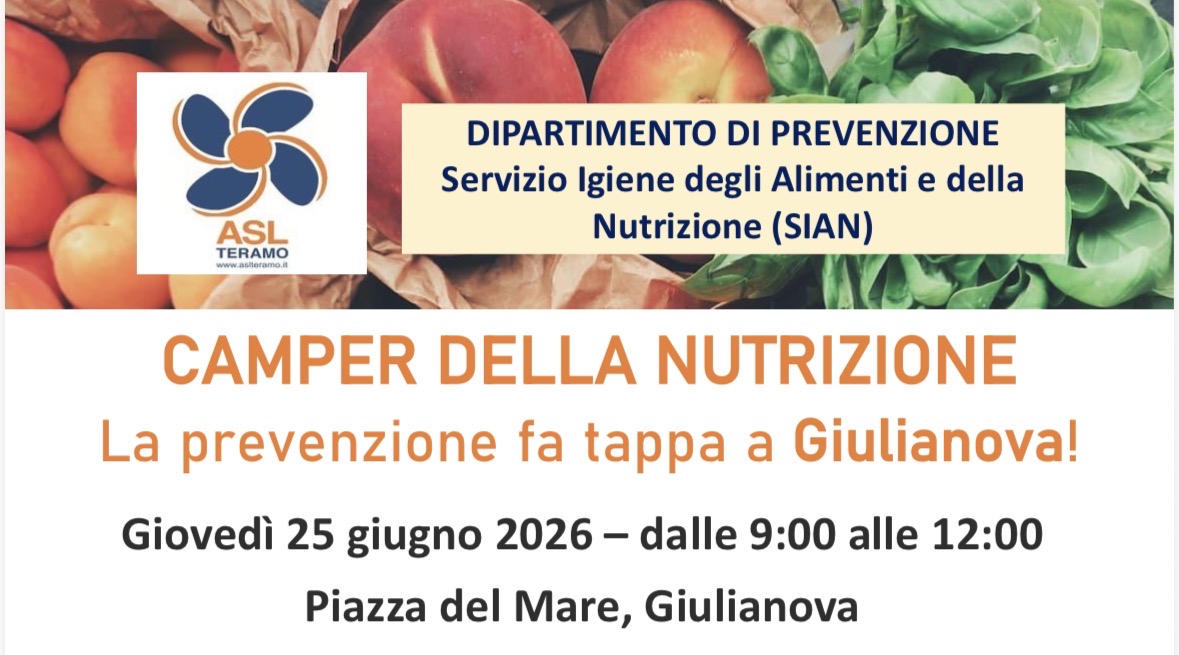 Il camper della prevenzione a Giulianova