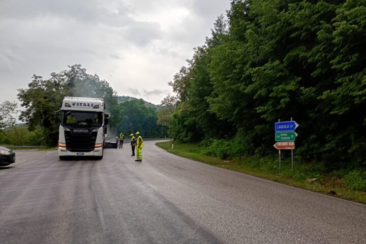 Lavori SR 5 Bis SP 38 Provincia dell'Aquila