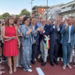 Il taglio del nastro del lungomare di Tortoreto