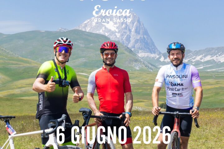 NOVA Eroica del Gran Sasso, oggi Castel del Monte accoglie oltre 500 cicloturismo da tutto il mondo