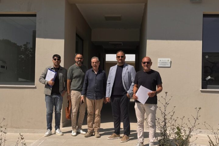 La consegna dei lavori per la caserma dei carabinieri di Giulianova