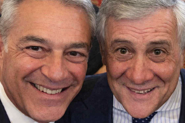 Nazario Pagano e Antonio Tajani