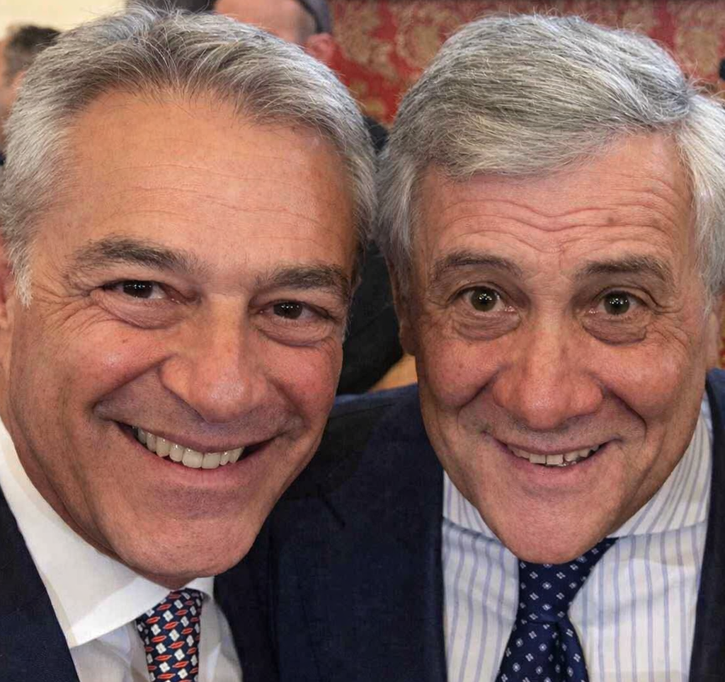 Nazario Pagano e Antonio Tajani
