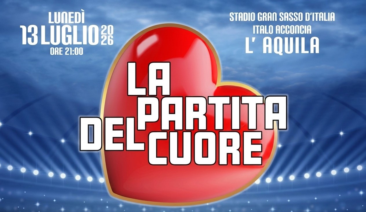 Partita del Cuore 2026 L'Aquila
