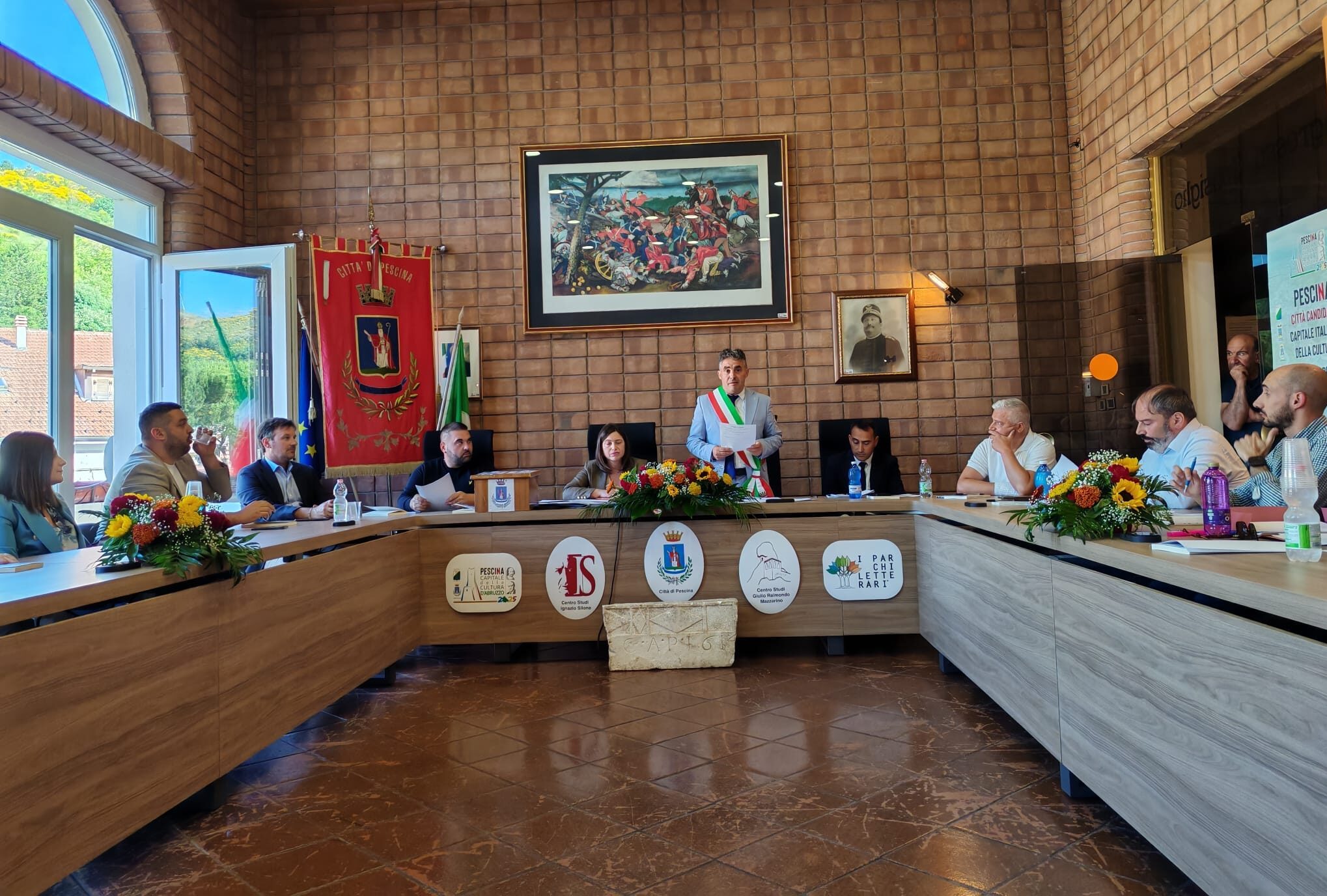 Primo consiglio comunale a Pescina, Soricone apre il mandato: “Lealtà, presenza e confronto”