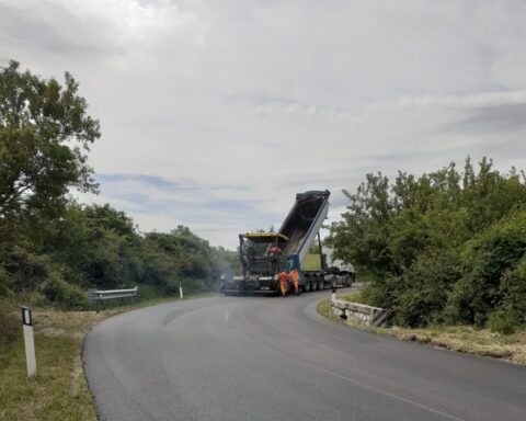 Lavori SP17 L'Aquila Ortona dei Marsi