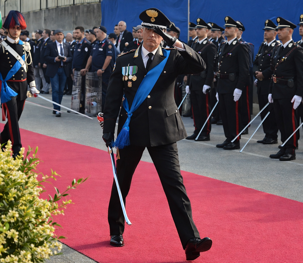Cerimonia carabinieri L’Aquila
