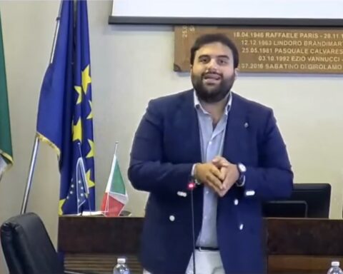 Il vicesindaco Angelio Marcone nel consigliere comunale di Roseto