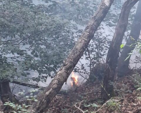 Incendio a Collelongo
