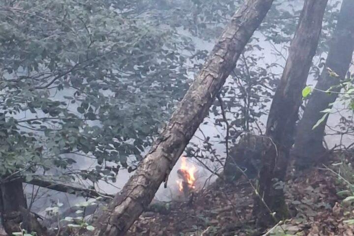 Incendio a Collelongo
