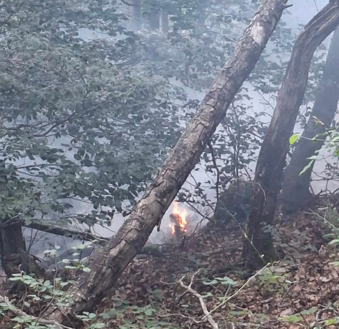 Incendio a Collelongo