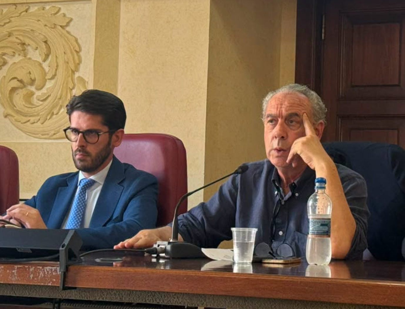 Il sindaco di Chieti Giovanni Legnini e l’Assessore Manuel Pantalone