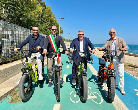 Inaugurato il tratto di ciclopedonale di ortona