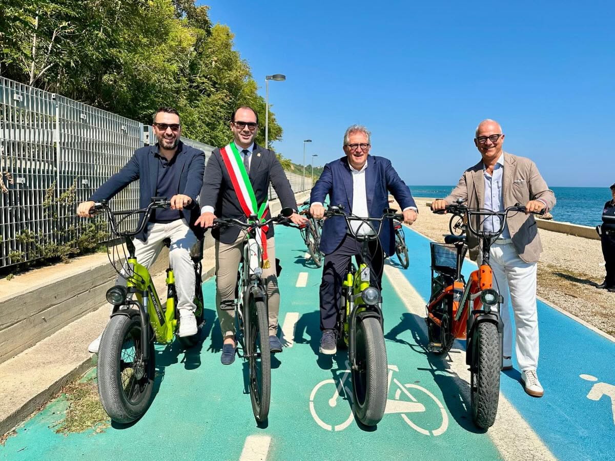 Inaugurato il tratto di ciclopedonale di ortona