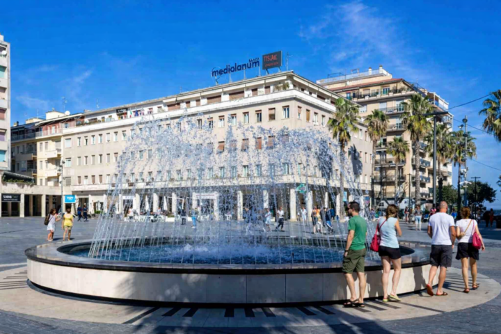 Pescara, Piazza Salotto. Per mercoledì 8 luglio previsto bollino arancione