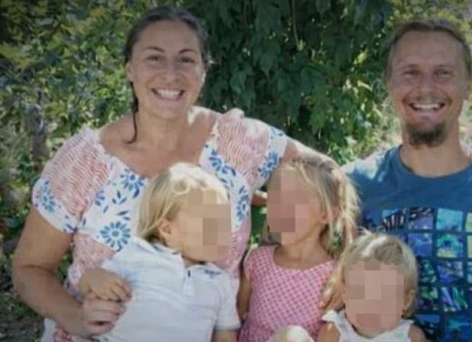 Famiglia nel bosco