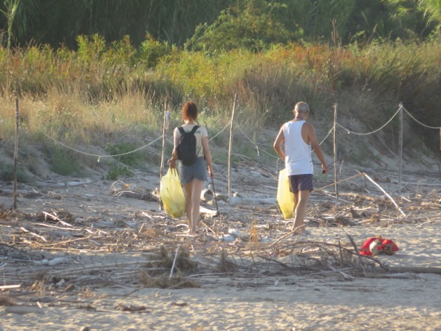 La Riserva del Borsacchio presa dal salto a Ferragosto