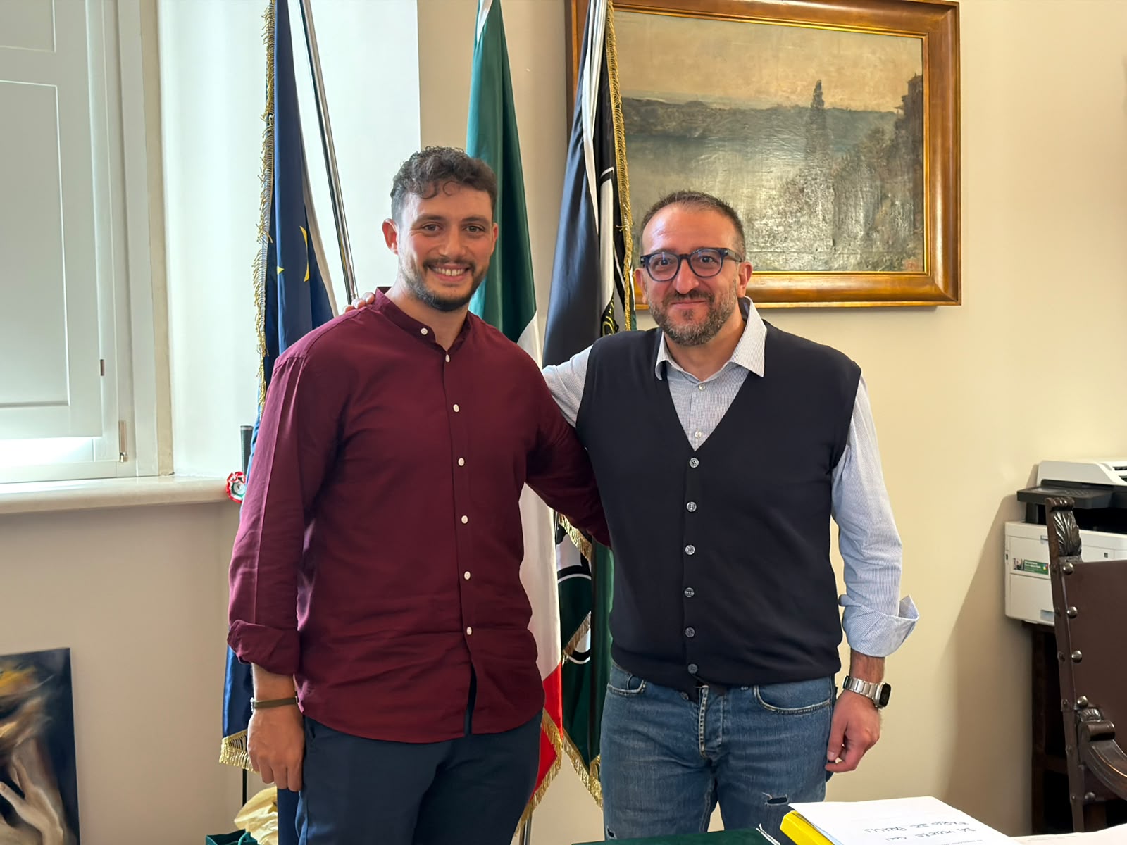 Biondi incontra Riccardo Colangeli