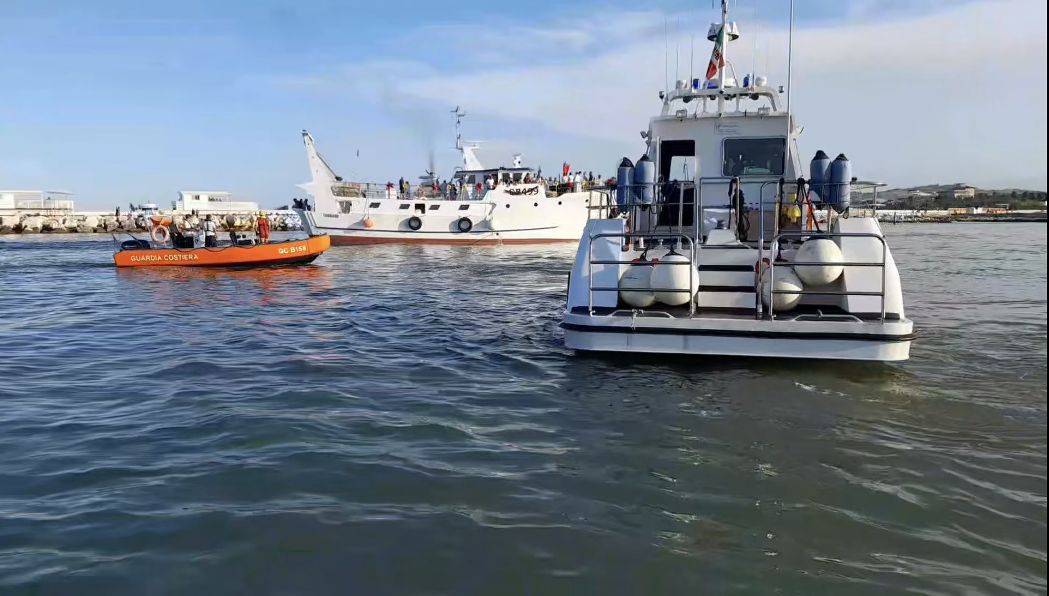 Barca incagliata Giulianova