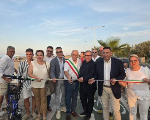 Casalbordino, inaugurazione nuovo tratto della ciclabile Via Verde Costa dei Trabocchi