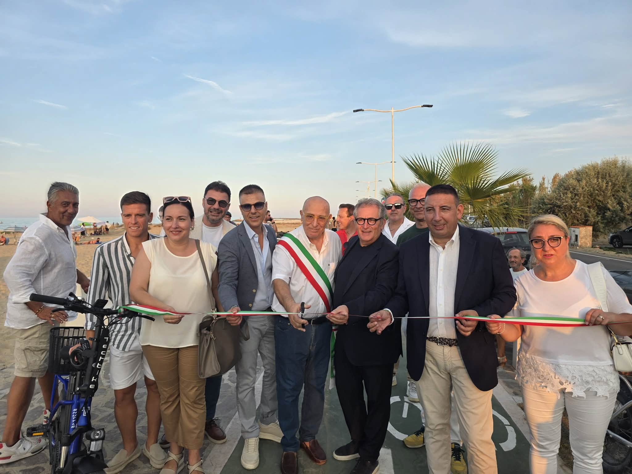 Casalbordino, inaugurazione nuovo tratto della ciclabile Via Verde Costa dei Trabocchi