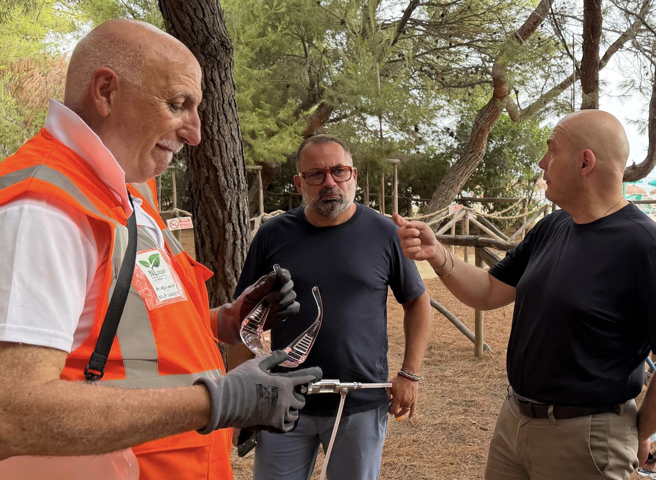 Intervento a Pineto con il sindaco Alberto Dell’Orletta