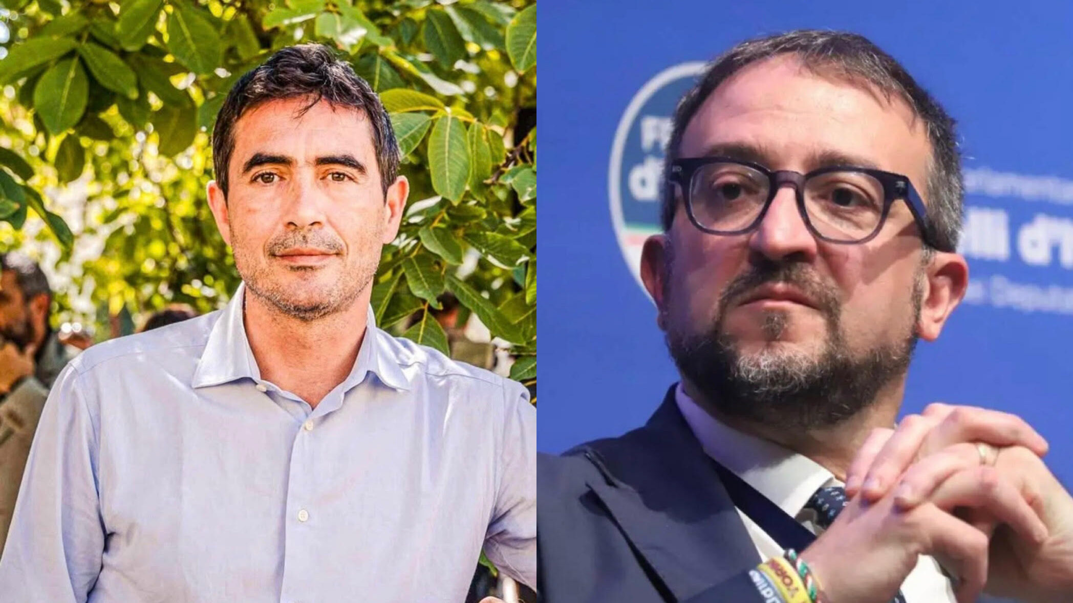 Nicola Fratoianni e Pierluigi Biondi