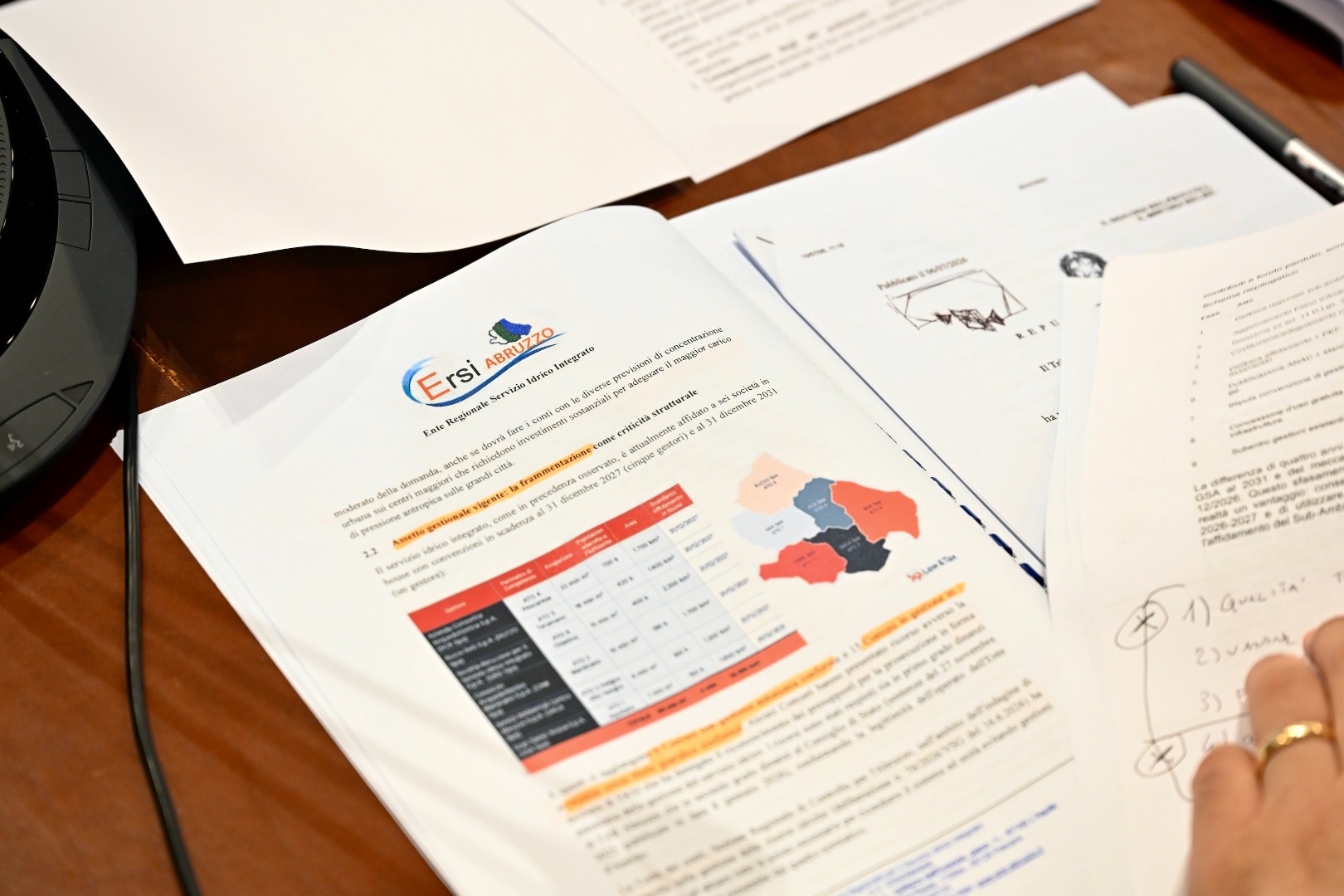 Riforma del servizio idrico in Abruzzo