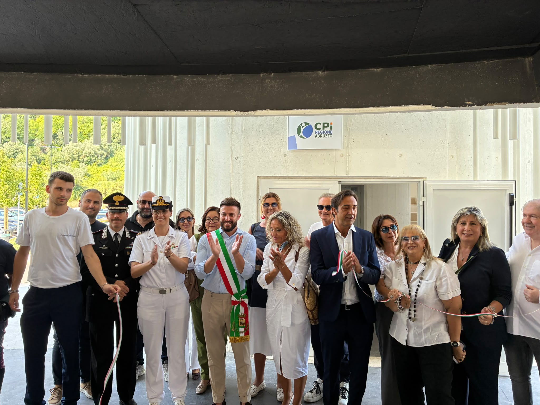 Cerimonia di inaugurazione del Centro per l’impiego di Giulianova