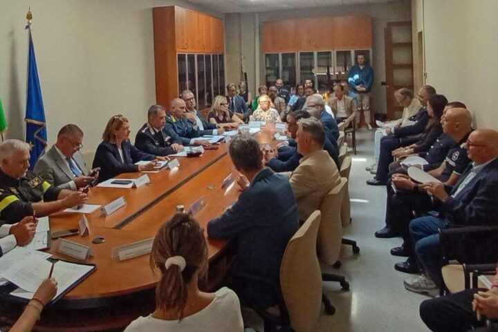 Tavolo della prefettura per la sicurezza Teramo