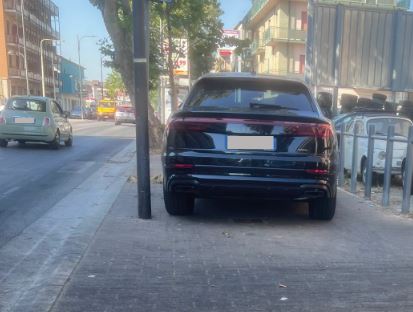 Sosta selvaggia via Tiburtina Pescara