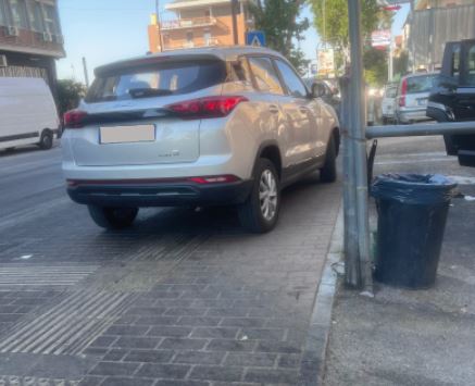 Sosta selvaggia via Tiburtina Pescara