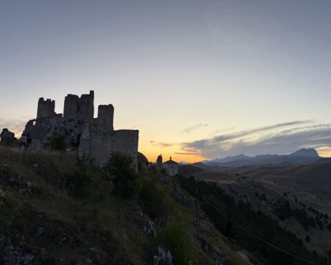Rocca Calascio al tramonto, Abruzzo