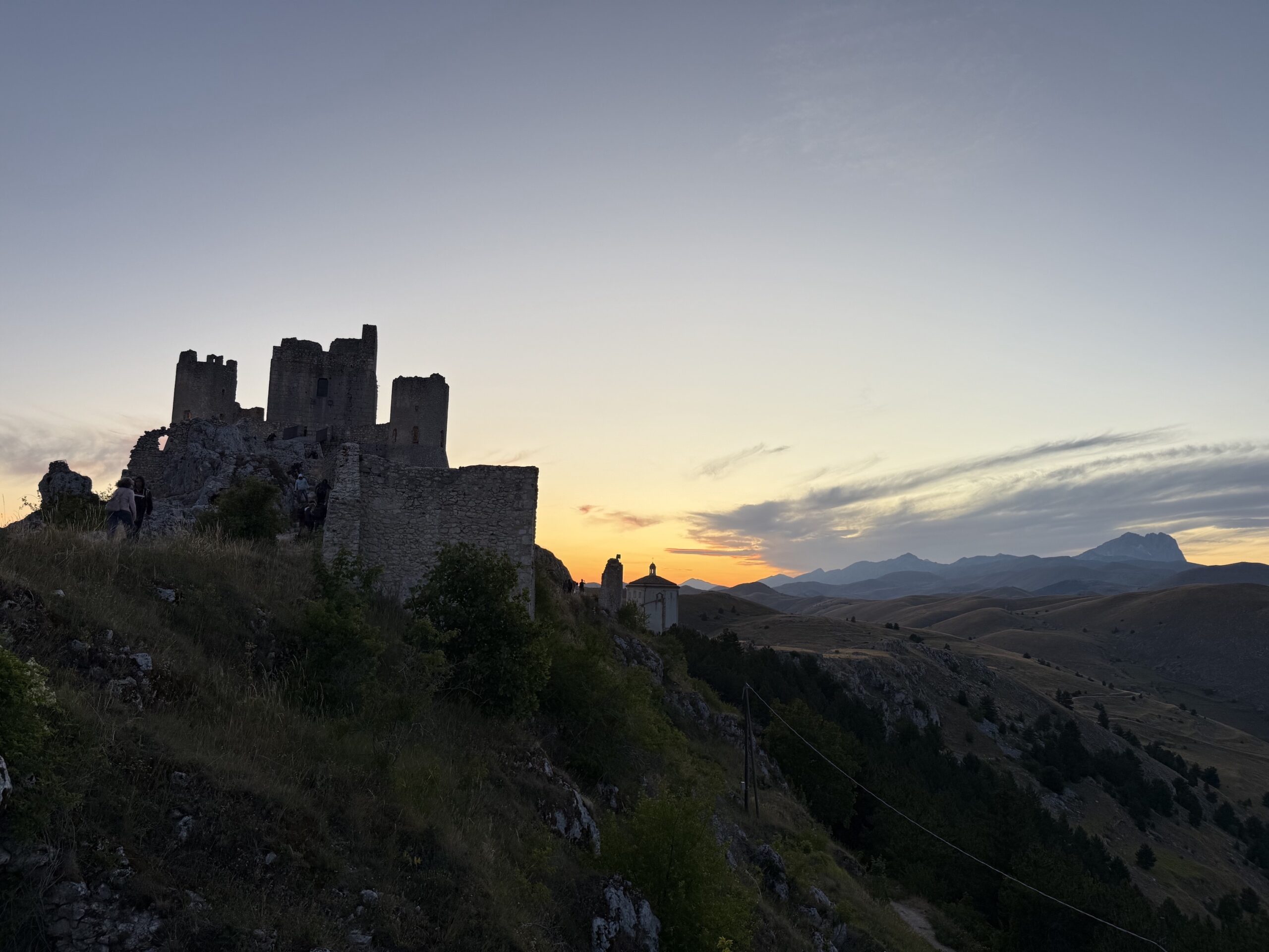 Rocca Calascio al tramonto, Abruzzo