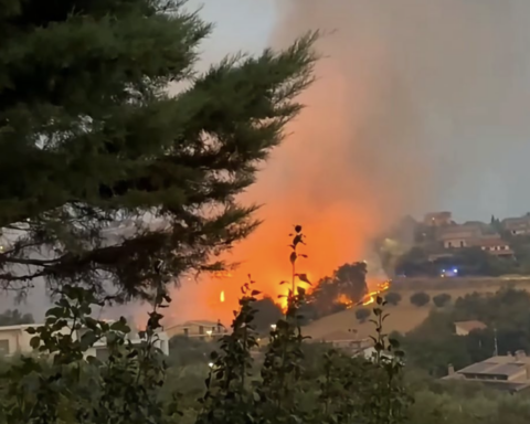 l'incendio a cupello
