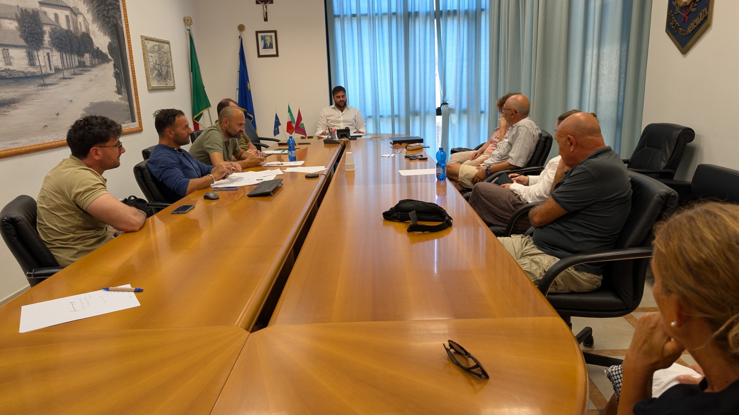 Tavolo di lavoro per la cocciniglia tartaruga a Roseto