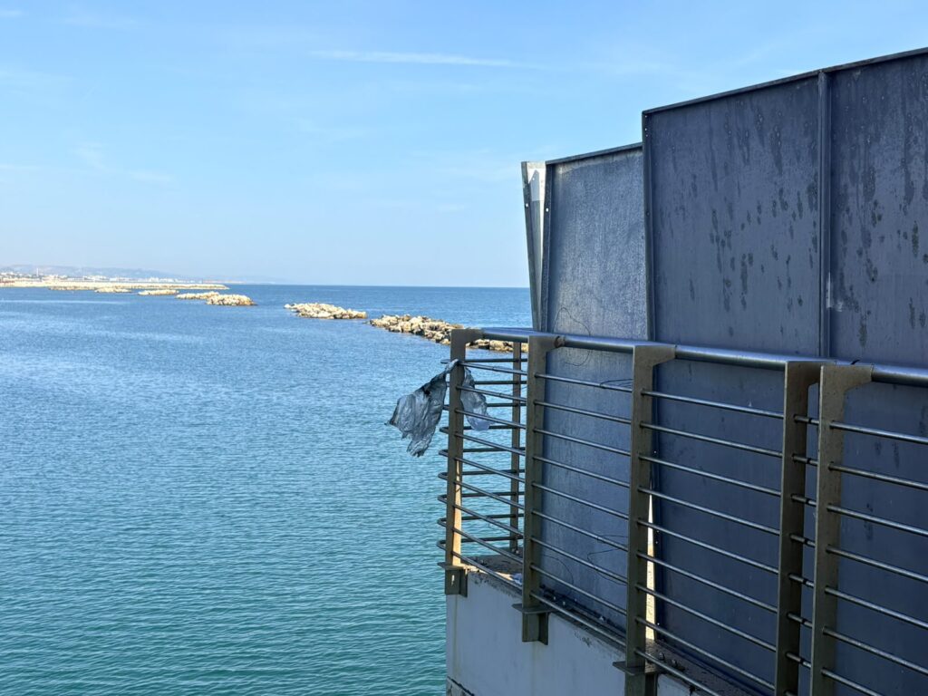 alluminio sul pontile