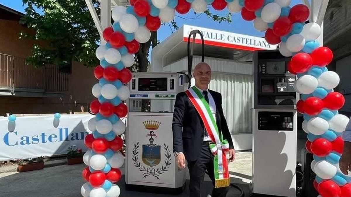 a Valle Castellana il distributore è comunale