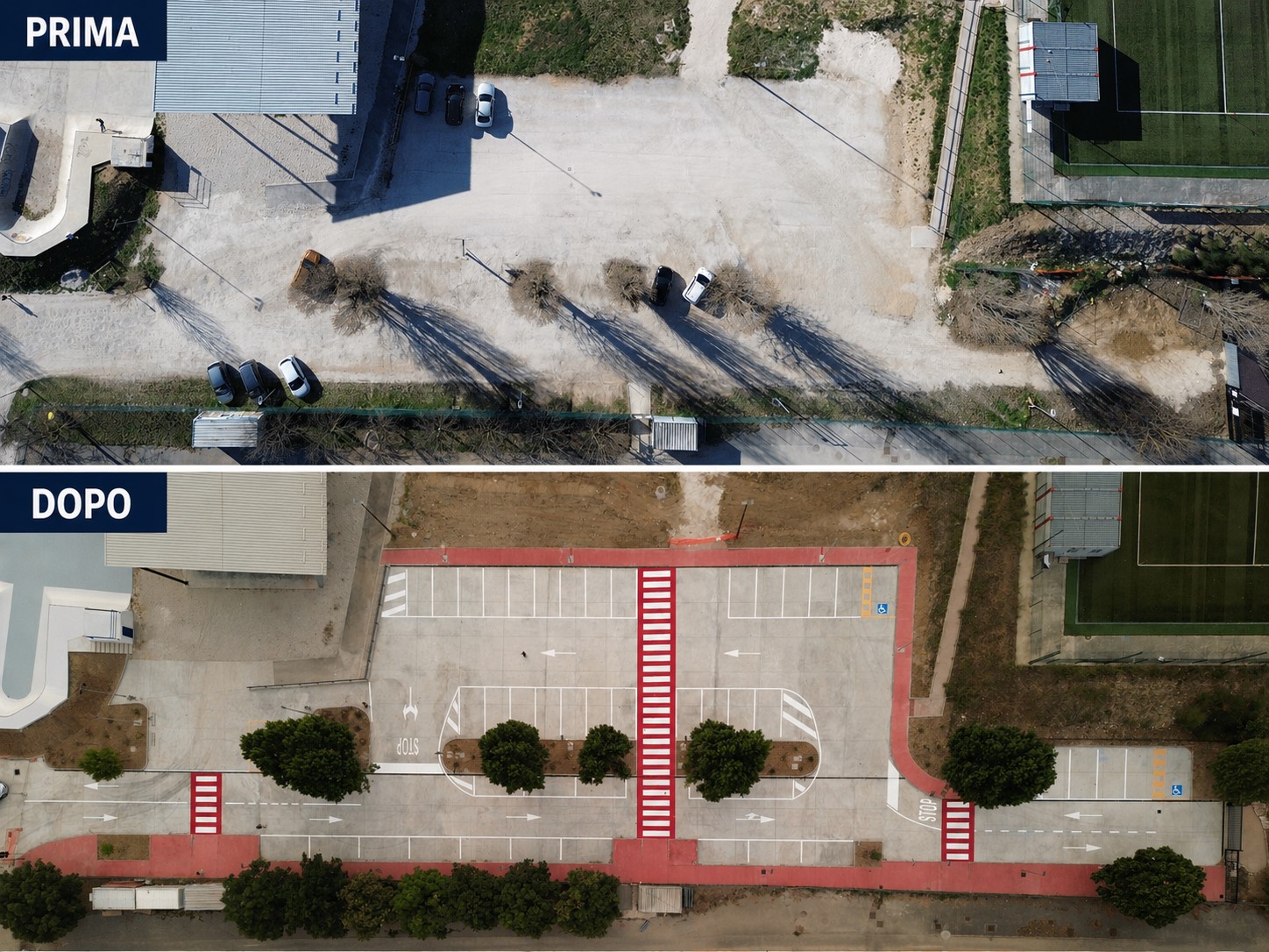 Piazza d'Armi L'Aquila Prima e Dopo