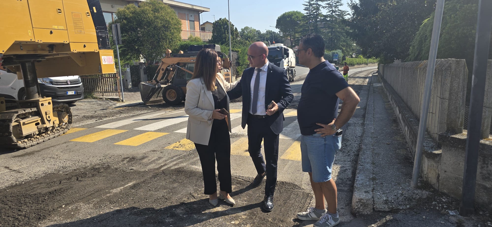 Partiti i lavori del Nucleo 1 da Torano nuovo