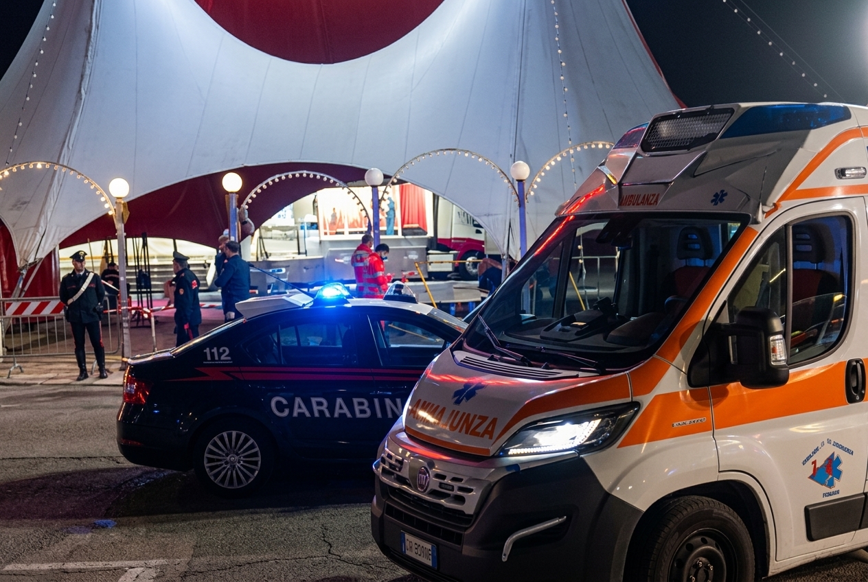 Circo Sulmona incidente