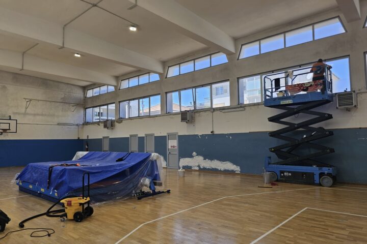 La palestra di Roseto in via Piemonte