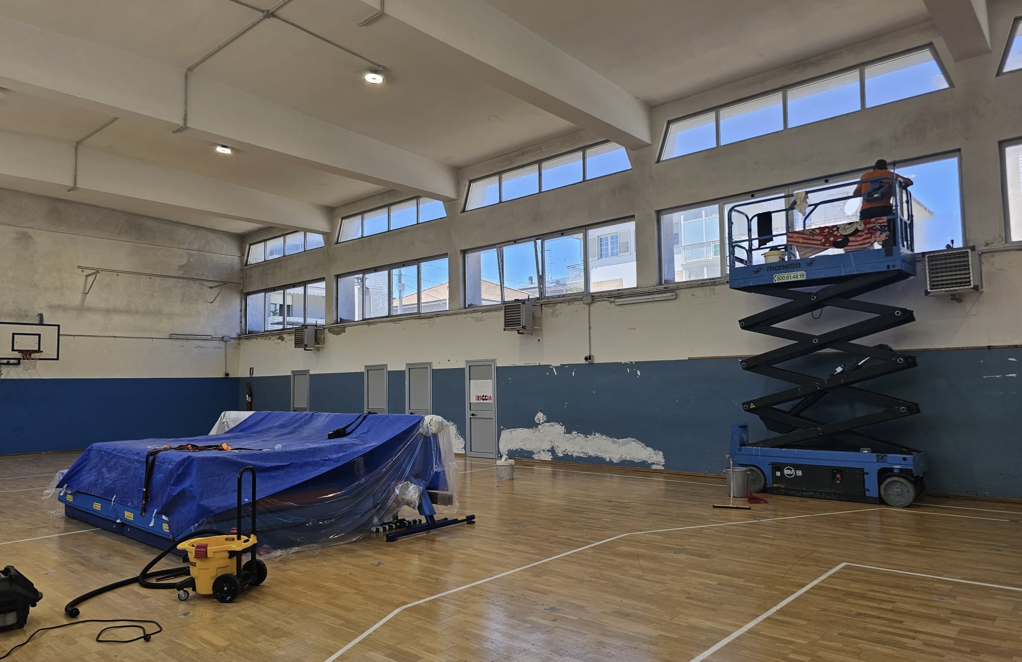 La palestra di Roseto in via Piemonte