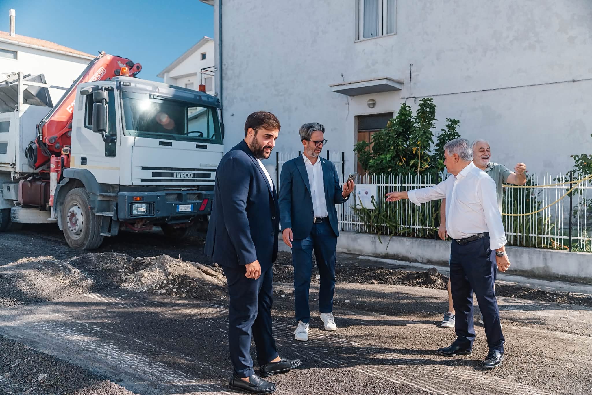 Il maxi piano asfalti di Roseto