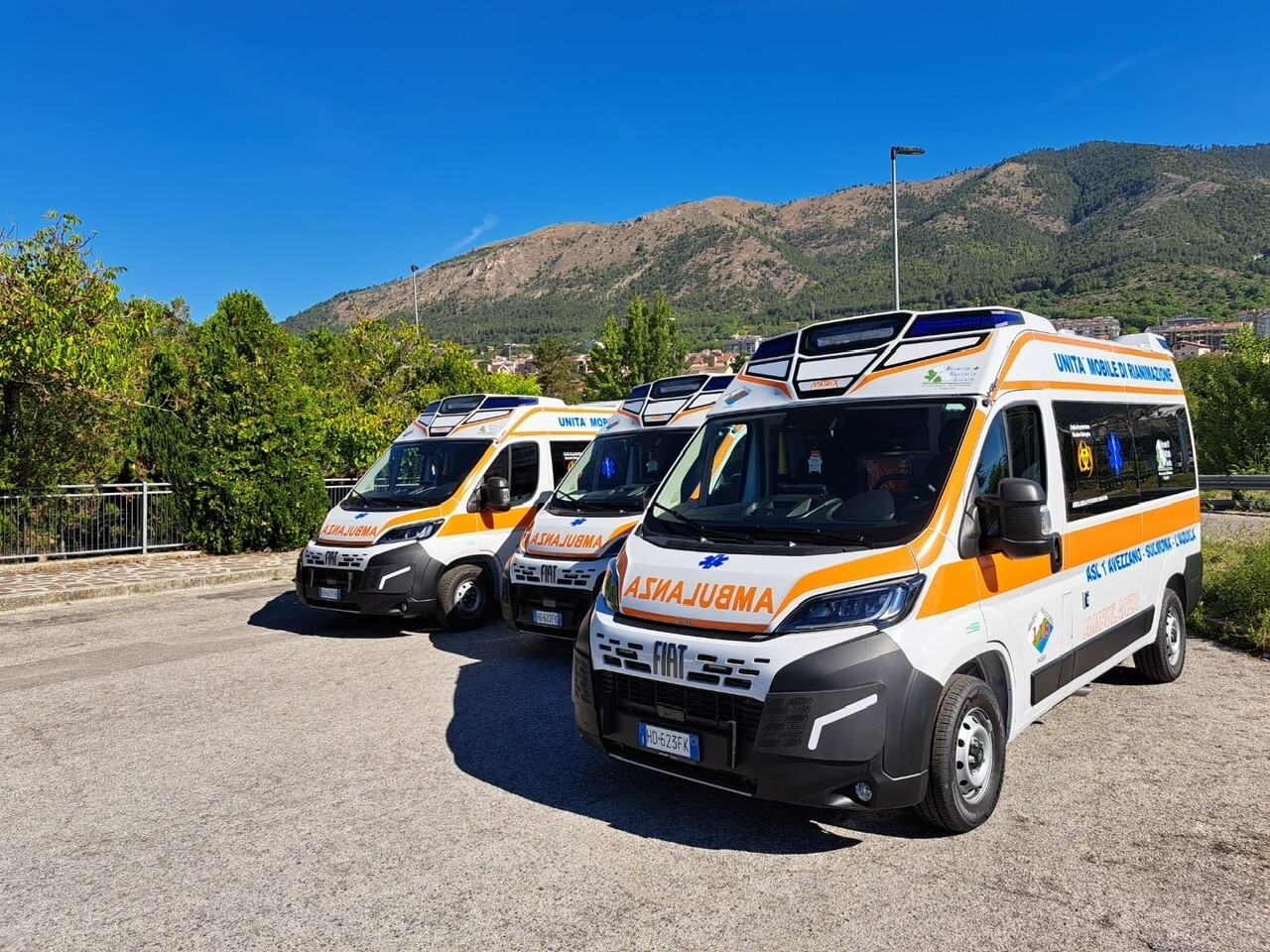 Nuove ambulanze Asl 1